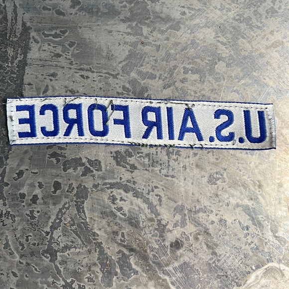 U.S. AIR FORCE Vintage blue tape patch - Picture 3 of 8